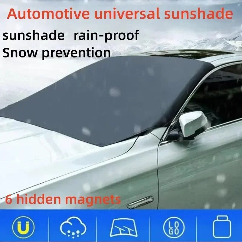 Car Snow Shield Magnetic Winter Snow Shield Front Windshield Protection Cover