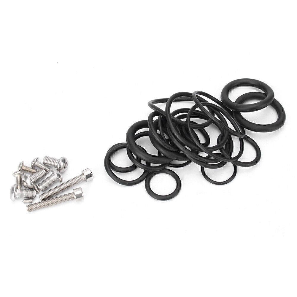 CNC Frame Hole Caps Cover Decoration Black Fit for BMW R1200GS ADV LC 2014 2015