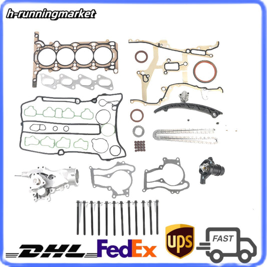 Head Gasket Bolts Timing Chain Kit for 11-15 for Chevrolet Sonic for Cruze for Buick L4 1.4L