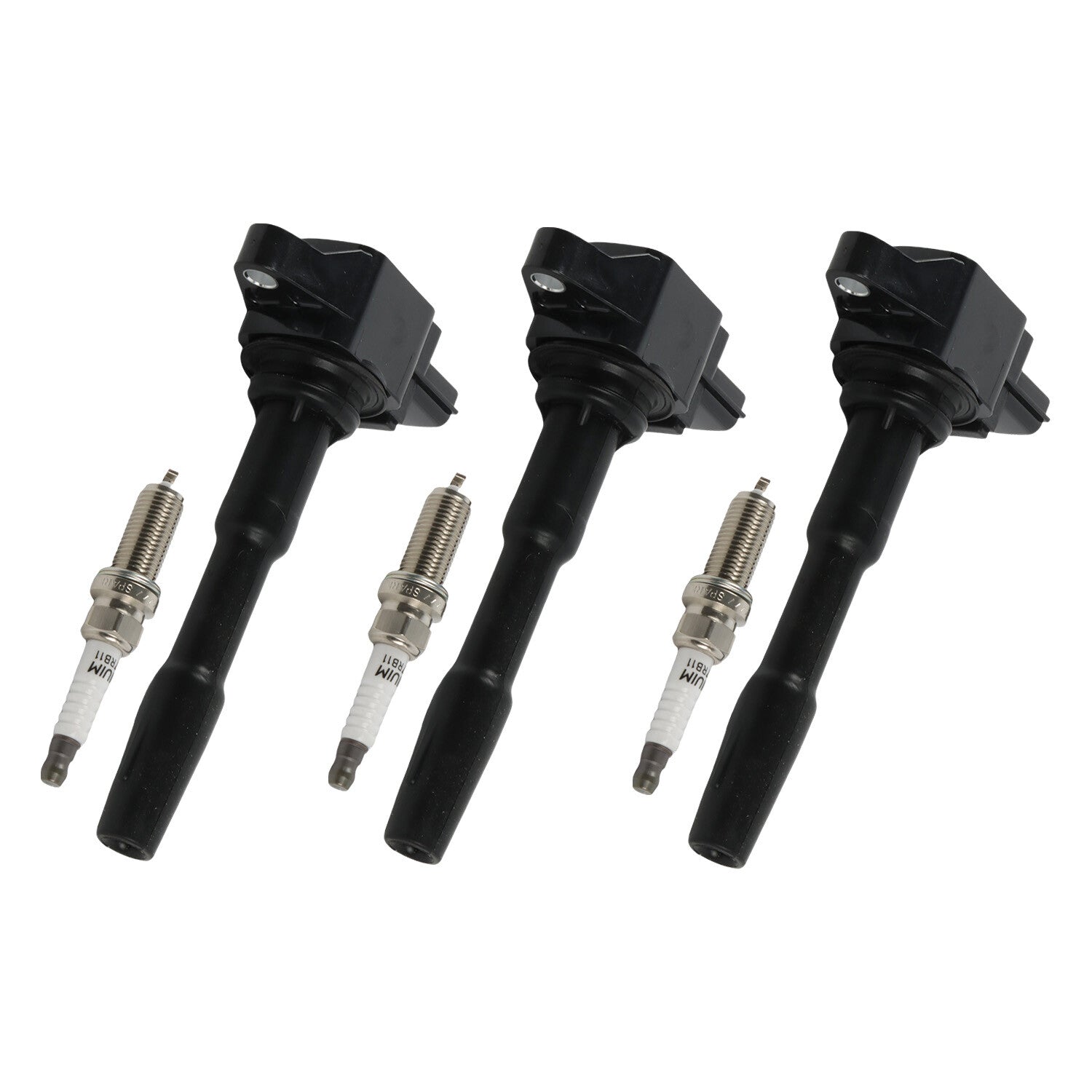 3PCS Ignition Coils+ Iridium Spark Plugs for Fortwo 2016-2017 UF808+91121