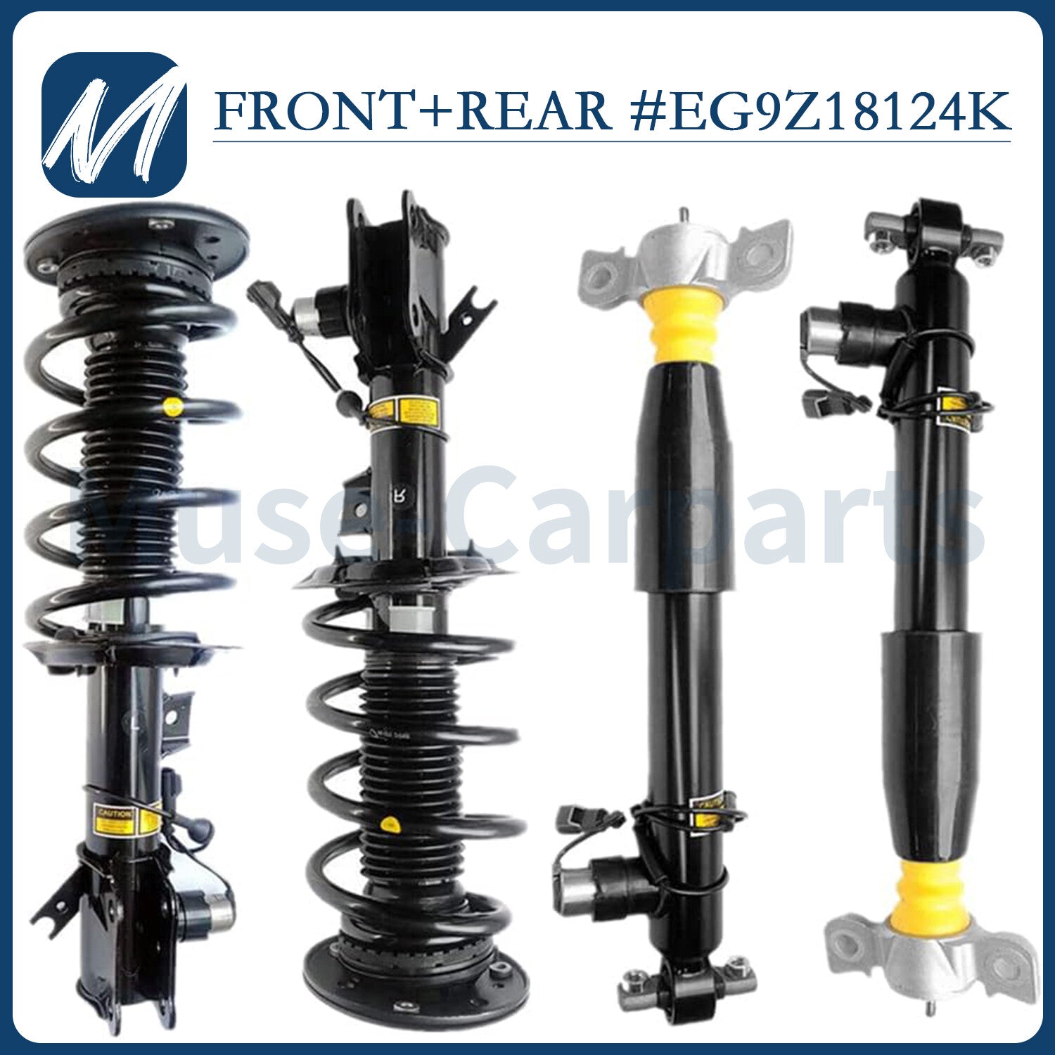 2x Self Leveling Rear L+R Shock Absorber 55367-S9300 for HYUNDAI Palisade 20-22