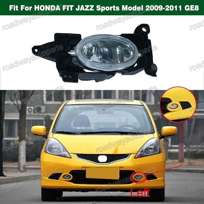 Clear Front Fog Light Lamp Left for HONDA FIT JAZZ Sports Model 2009-2011 GE8