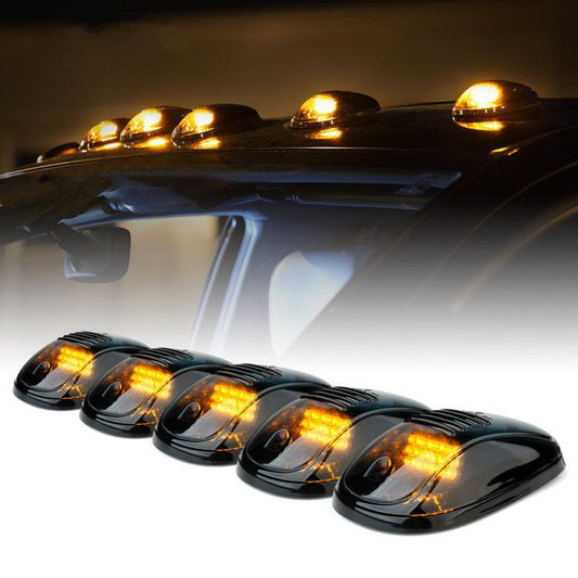 5x Amber LED Truck Roof Marker Lights Top Running Lamp for Ram 1500 2500 3500