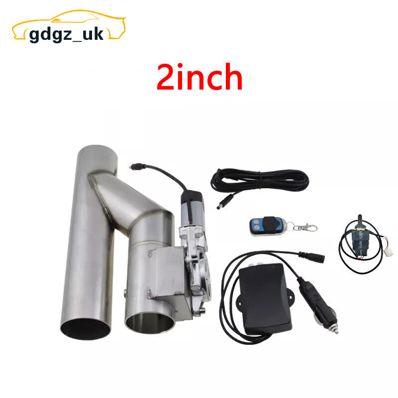 2 Electric Exhaust System Valve Single flap Motor with ManualRemote Control
