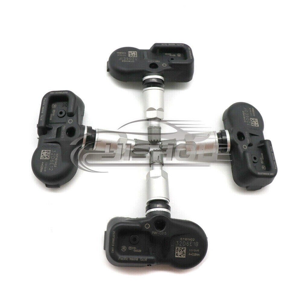 4PCS 315MHz Tire Pressure Sensor TPMS for Toyota Tacoma Alloy Wheels 2016-2022