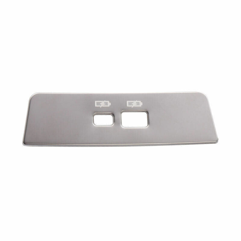 Rear USB Socket Switch Cover Trim for Nissan Altima Teana 2019-22 Silver Steel