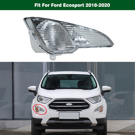 1Pcs Right Clear Bumper Driving Fog Light Lamp for Ford Ecosport 2018-2020 2.0L