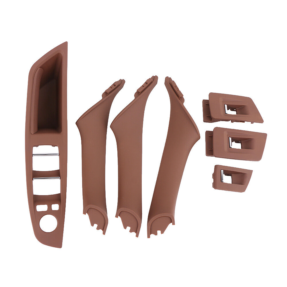 7x Car Interior Door Panel Handle and Armrest Kit, Interior Window Switch LHD for BMW F18