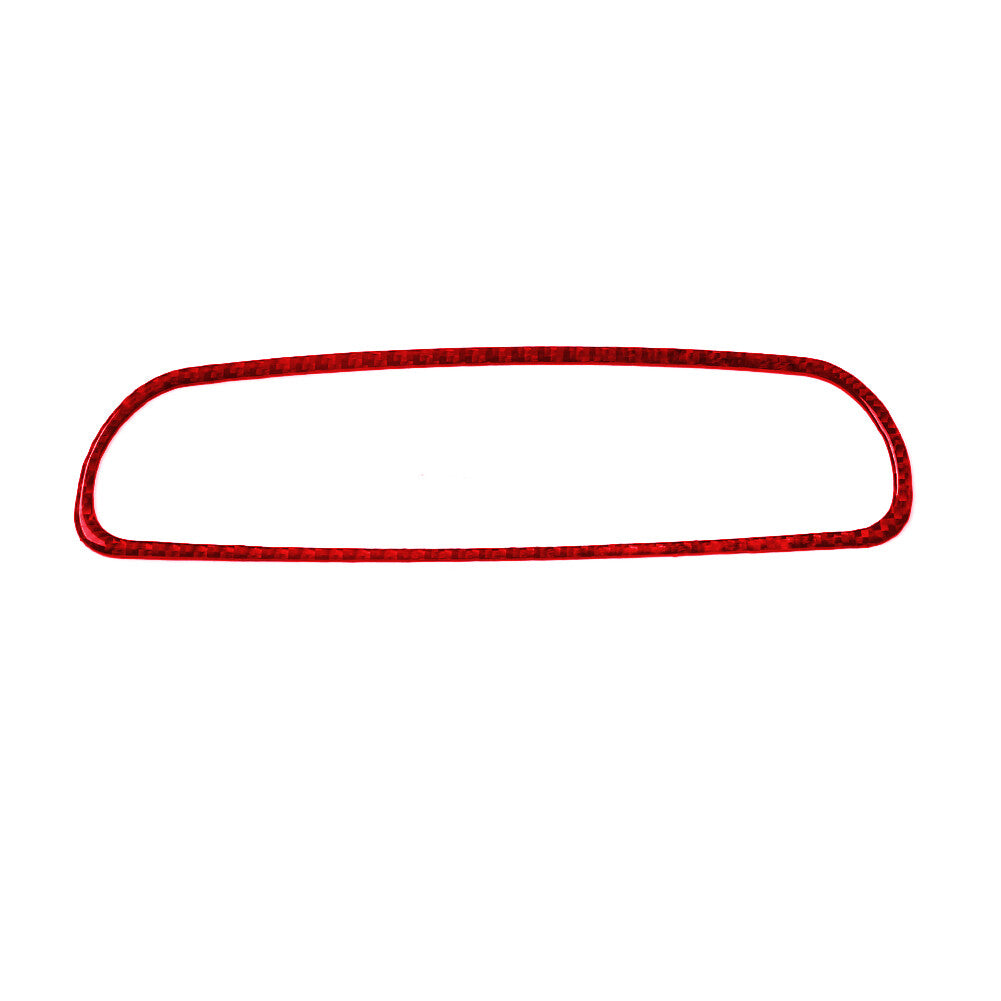 Red Carbon Fiber Rearview Mirror Cover Trim Type A for Chrysler 300 2005-2007