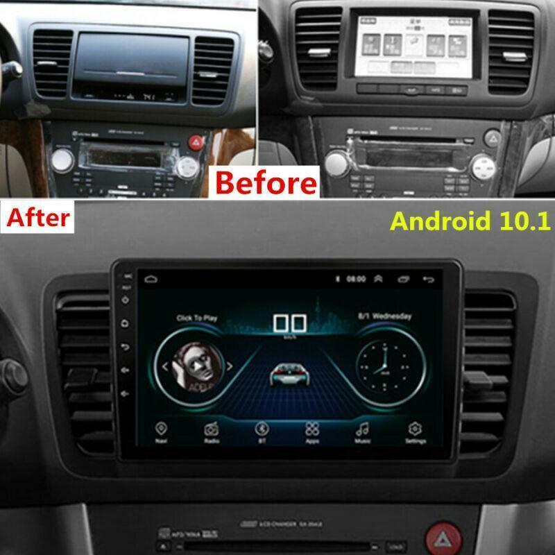 9inch 4+32GB Android 10.1 Car Stereo Radio GPS For 2003-09 for Subaru Outback Legacy