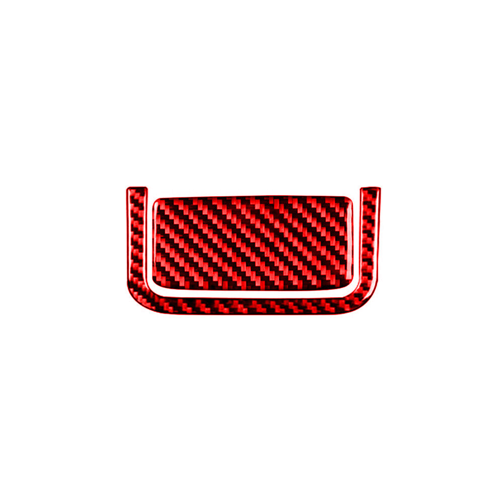Red Carbon Fiber Lower Glove Box Handle Trim For Silverado for GMC for SIERRA 2014-2018