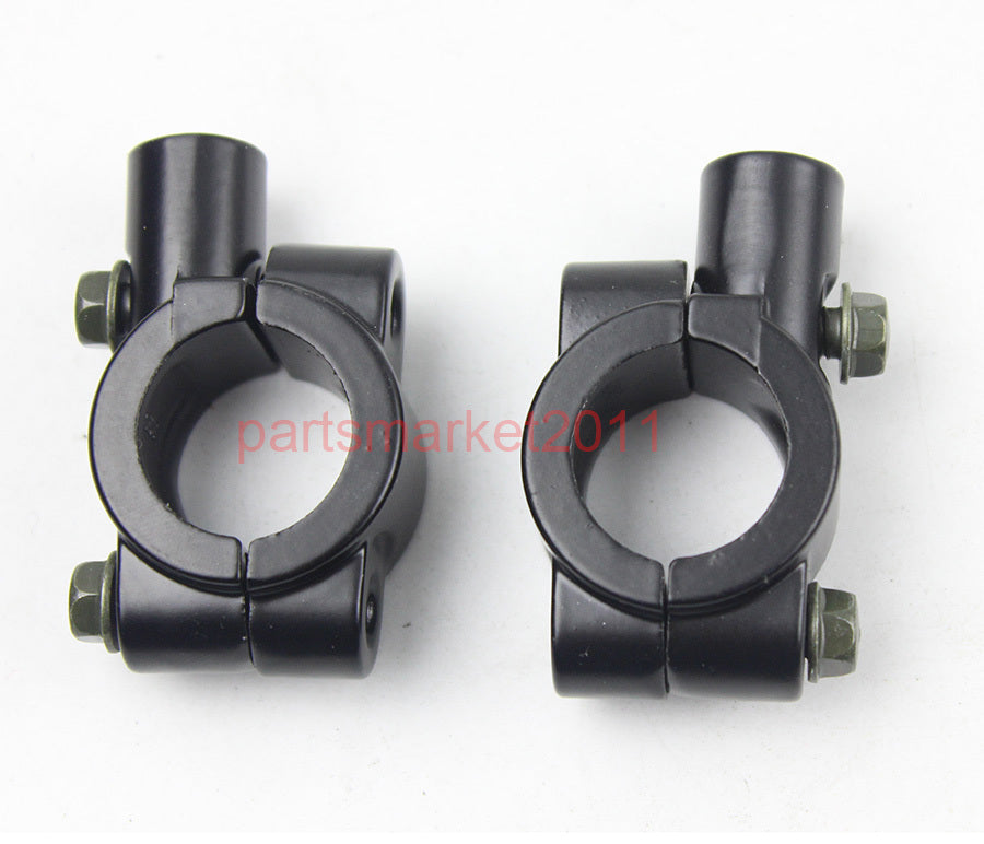 8MM Mirror Mount Brackets Clamps Pit Dirt Bikes ATV Z50 Motorcycle Scooter 22MM