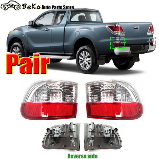 2-Pack for 2011-2020 for Mazda BT50 BT-50 UP UR LHRH Rear Bumper Reflector Taillights