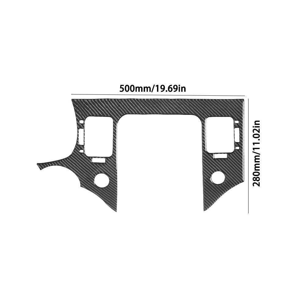 Carbon Fiber Interior Center Air Vent Cover Trim for Hyundai Azera 2006-2011