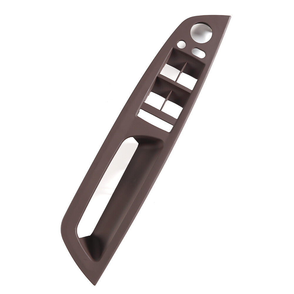 Mocha Front Inner Door Panel Handle Pull Trim Cover for BMW X5 E70 X6 E71 E72