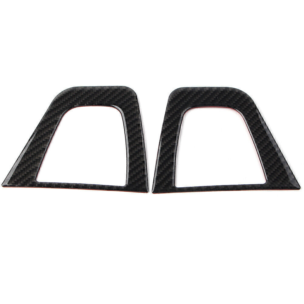 Console Both Side Speaker Frame Trim Fit for Subaru Forester 2013-2018 Carbon Fiber