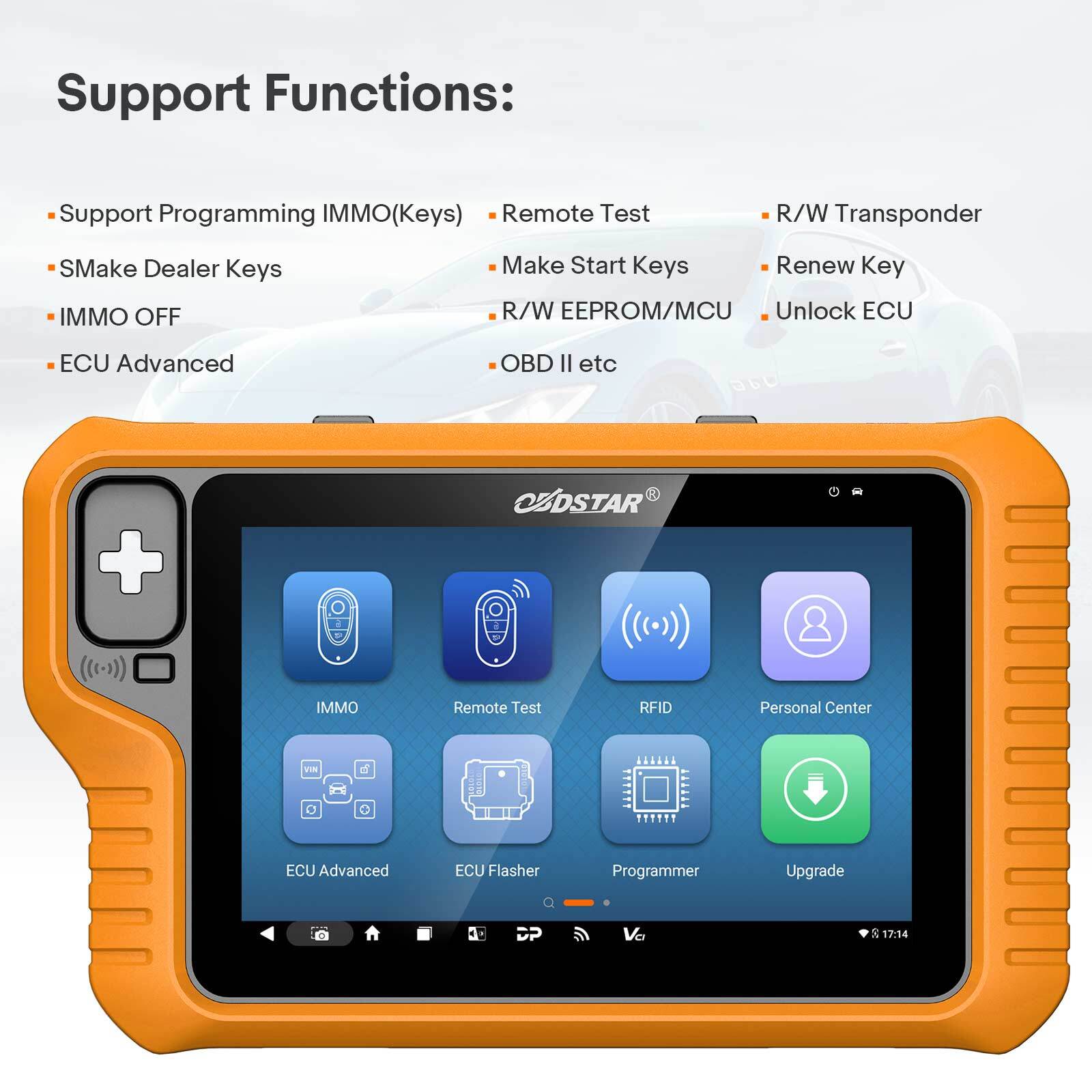 OBDSTAR X300 Classic G3 Full Version Cluster Adjust,E-CU Flasher, Test Platform