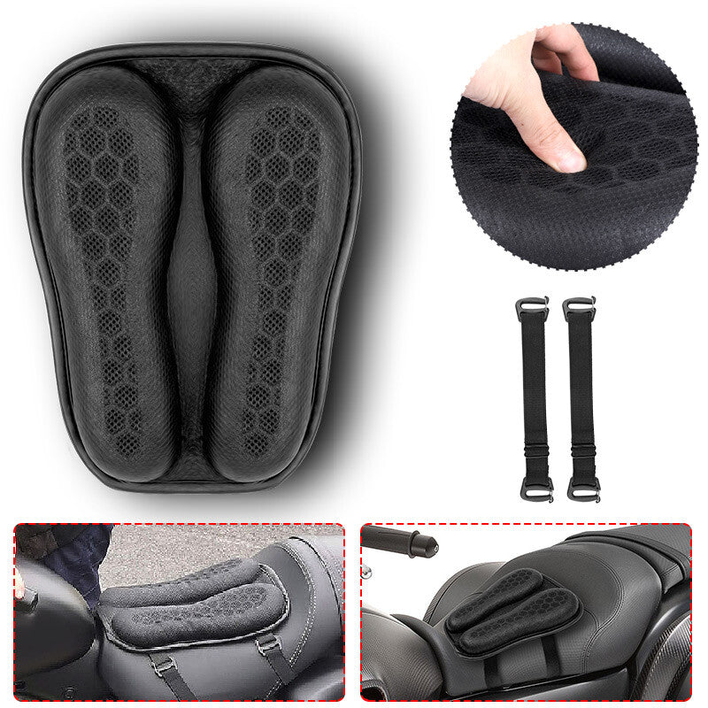 Universal Motorcycle for Seat Cushion Cover Comfort Gel Pressure Relief Mat Pad NEW