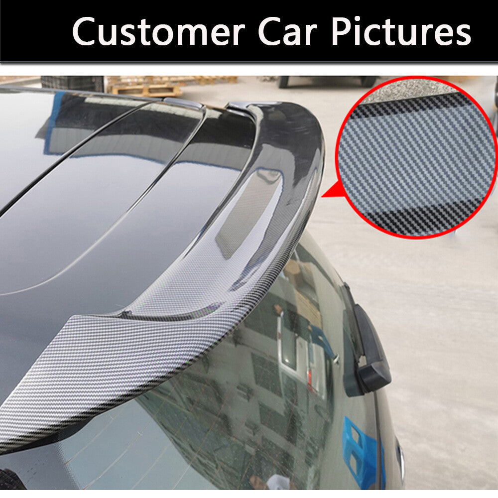 Carbon Fiber Rear Roof Spoiler Top Wing for VW for Golf 6 VI MK6 GTI R20 2010-2013
