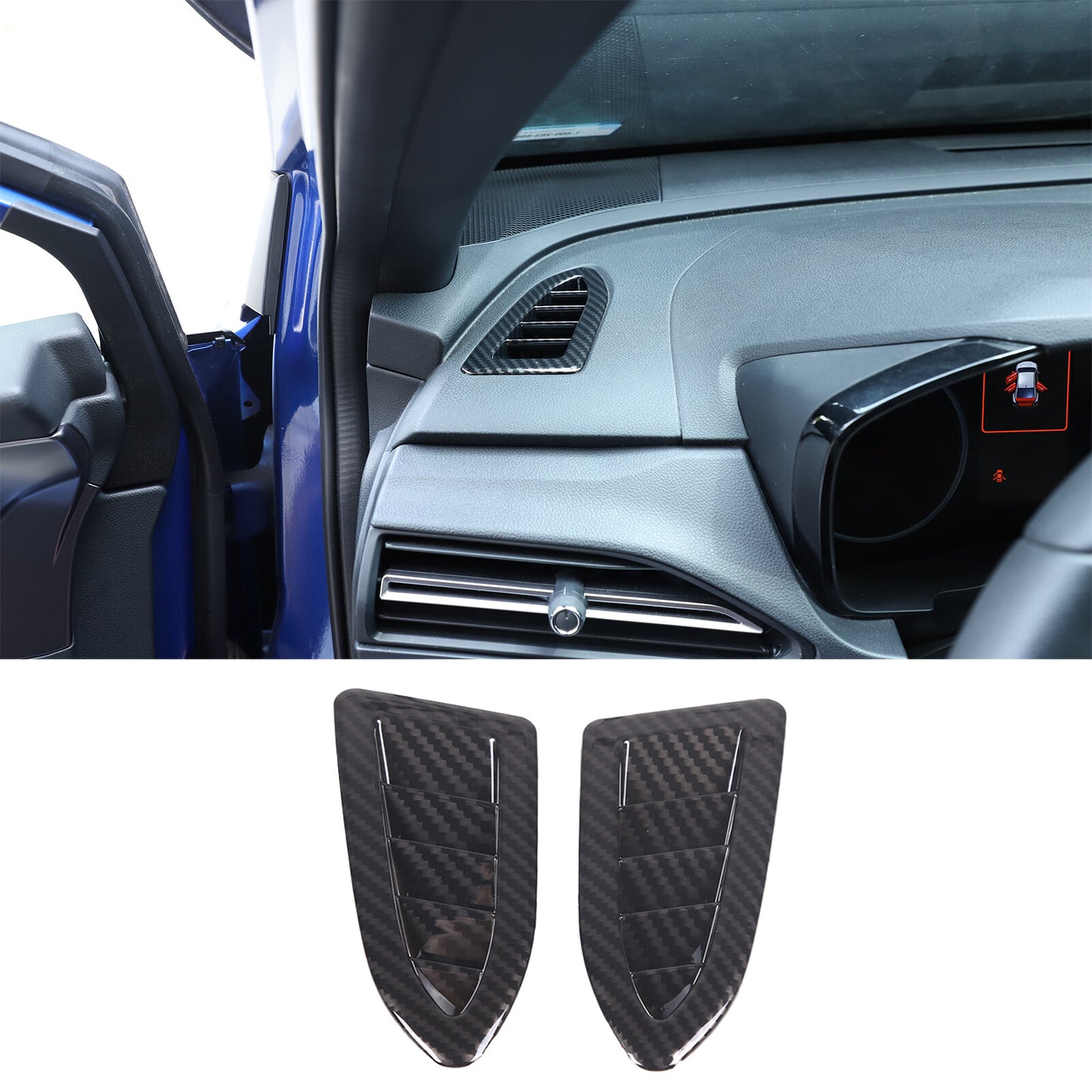 Black aluminum alloy dashboard phone holder for Toyota FJ Cruiser 2007 - 2021