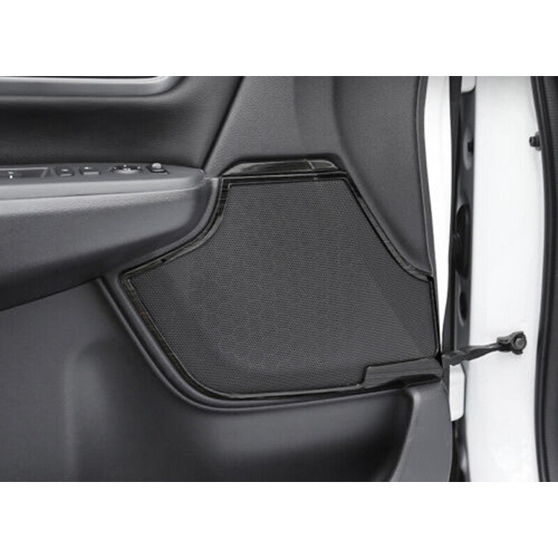 for Honda CR-V 2017-2022 Black Steel Inner Door Speaker Ring Frame Cover Trim 8x