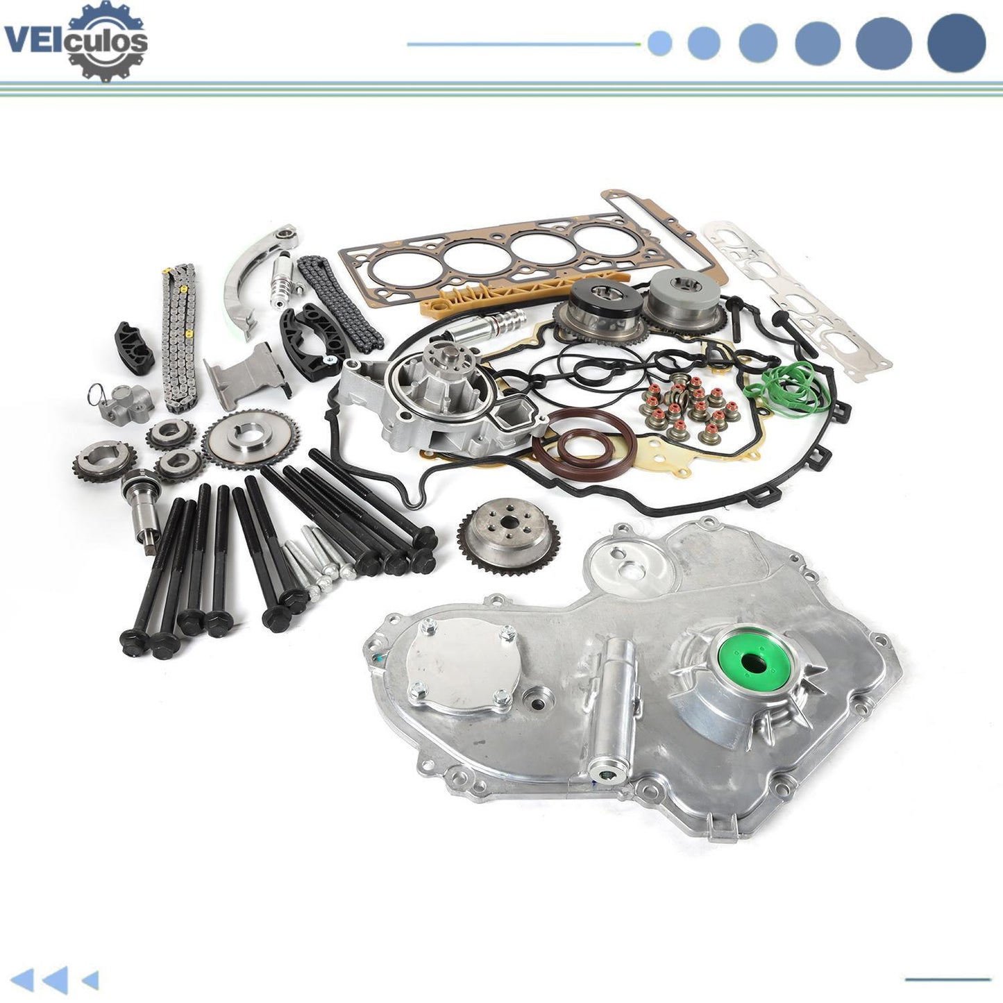 Timing Chain Kit  Head Gasket Set for Chevrolet for Buick for Pontiac for Saturn 2.0L/2.4L