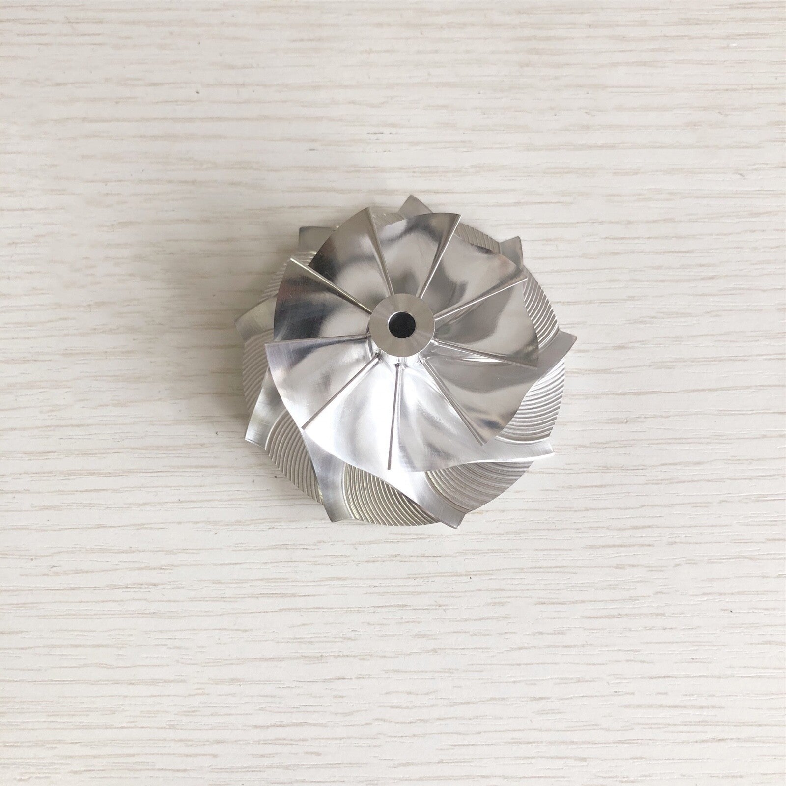 GT15-25 53.11/70.98 mm 9+0 Blade Aluminum 2618/Milling/Blank Compressor Wheel