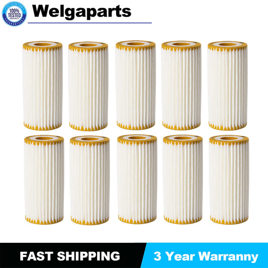 10Pcs Oil Filter for Audi Q5 for Porsche for Volkswagen for Passat 2.0L Engines 06L115562B