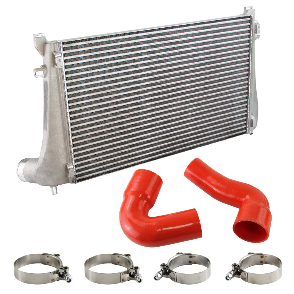 FOR MK7 GTI for GOLF R VAG 1.8T 2.0T 8V A3 S3 70MM COMPETITION INTERCOOLER RED