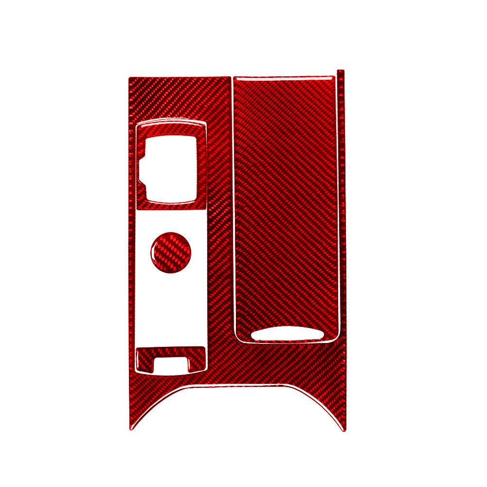 Red Carbon Fiber Console Panel Cover Trim For Land for Range Rover Sport 2014-2017