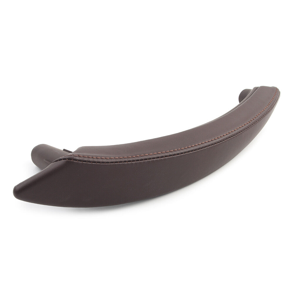 for BMW X5 X6 E70 Mocha Door Trim Pull Handle Left Side Real Leather 1Pcs