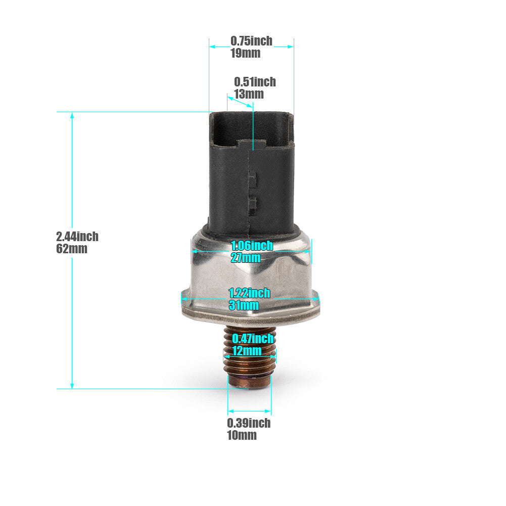 One 55PP06-03 fuel rail pressure sensor is suitable for Citroen Xsara C1-C5 DS3 1.4 1.6 HDi