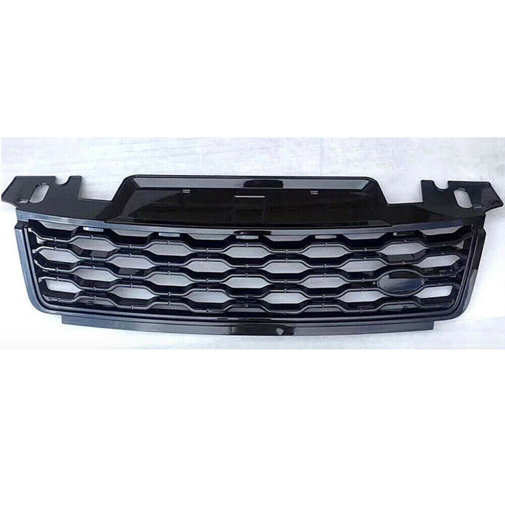 Black Front Bumper Grille Mesh Grill Fit for Range Rover Sport 2018-2022 2019 21