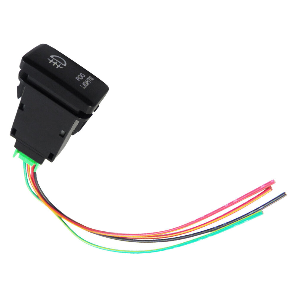 12V Push Switch Blue LED Fog Light for Tacoma Highlander Tundra 4-Runner Hilux