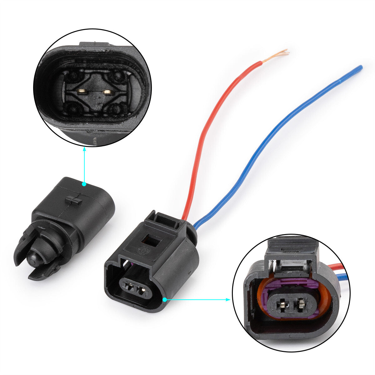 Suitable for Volkswagen Amark Beetle for Audi ambient air temperature 2-pin sensor 6RD820535