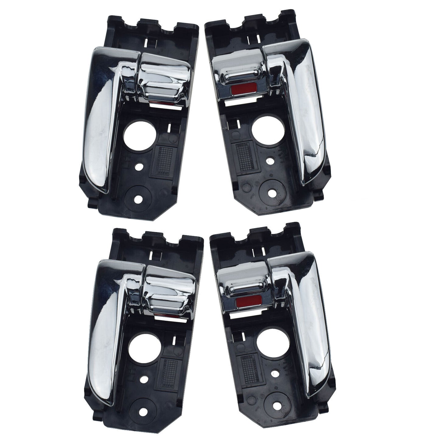 for Kia Spectra 2004-2006 Spectra5 4PCS Left  Right Inside Door Handles Chrome