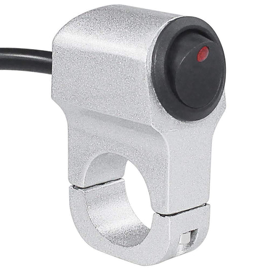 Motorcycle Headlight Brake Fog Light Handlebar Switch ON-OFF Button 12V 22cm