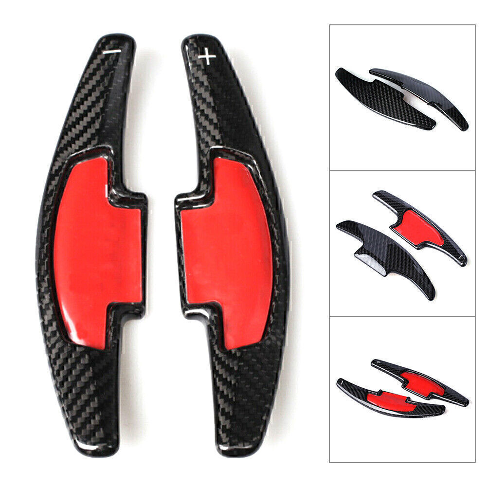 2X Carbon Fiber Steering Wheel Shift Paddle Extension Fit 2017 CR-V for CIVIC