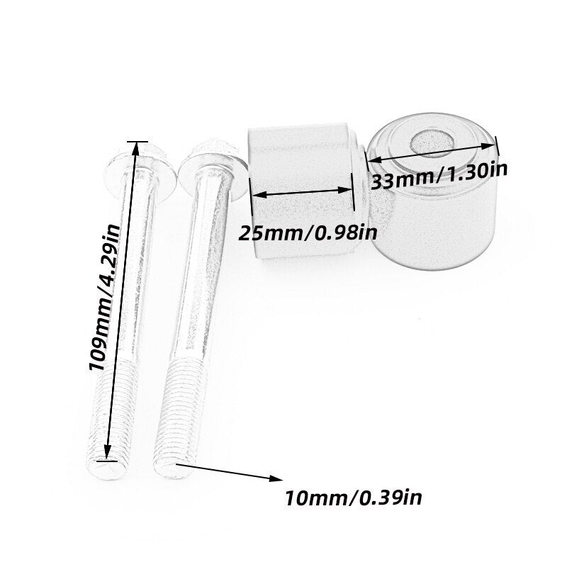 Bonneville T100 T120 Scrambler Handlebar Riser Clamp Spacer Bar Mount lift
