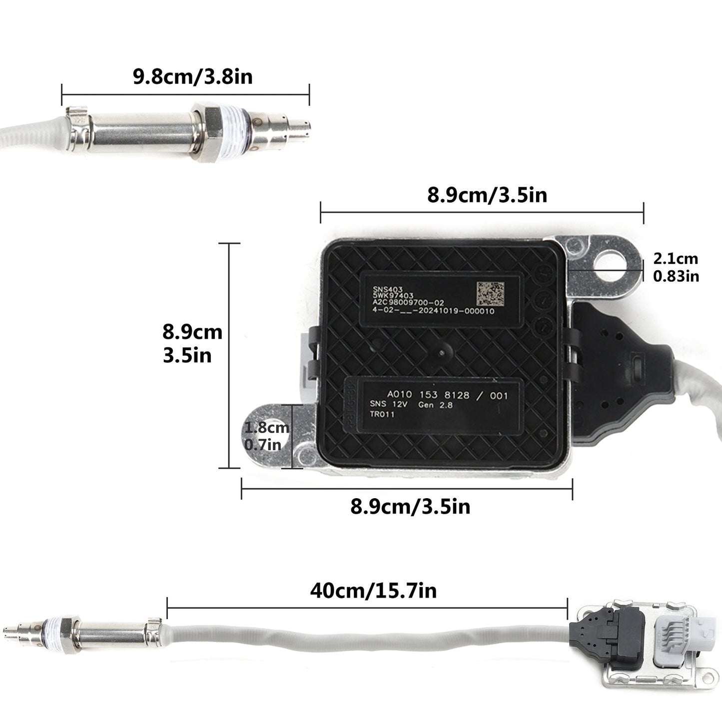 For 2010-12 6.7L L6 2871978 NOx Sensor Nitrogen Oxide 2894939 2894939RX