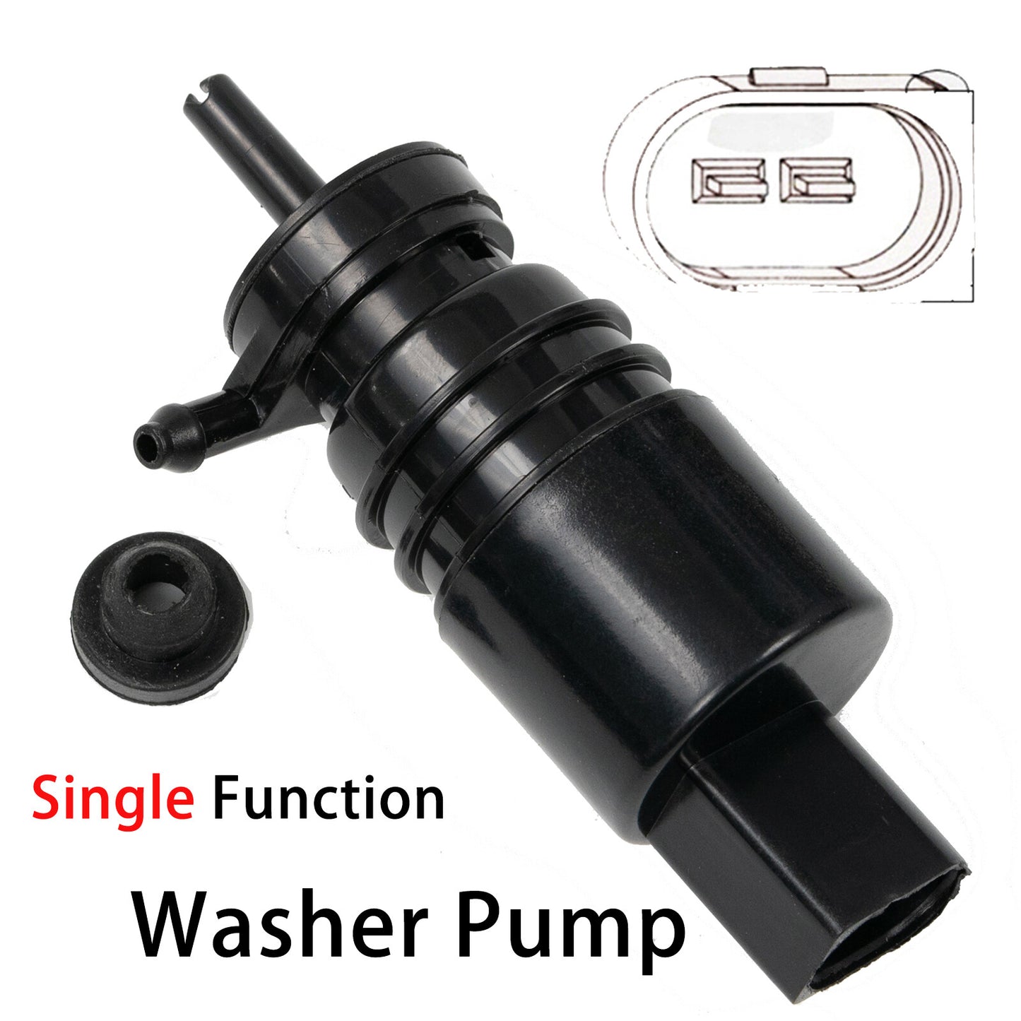 Car Water Outlet Windshield Washer Pump for BMW Replaces 67126934159,67127302589
