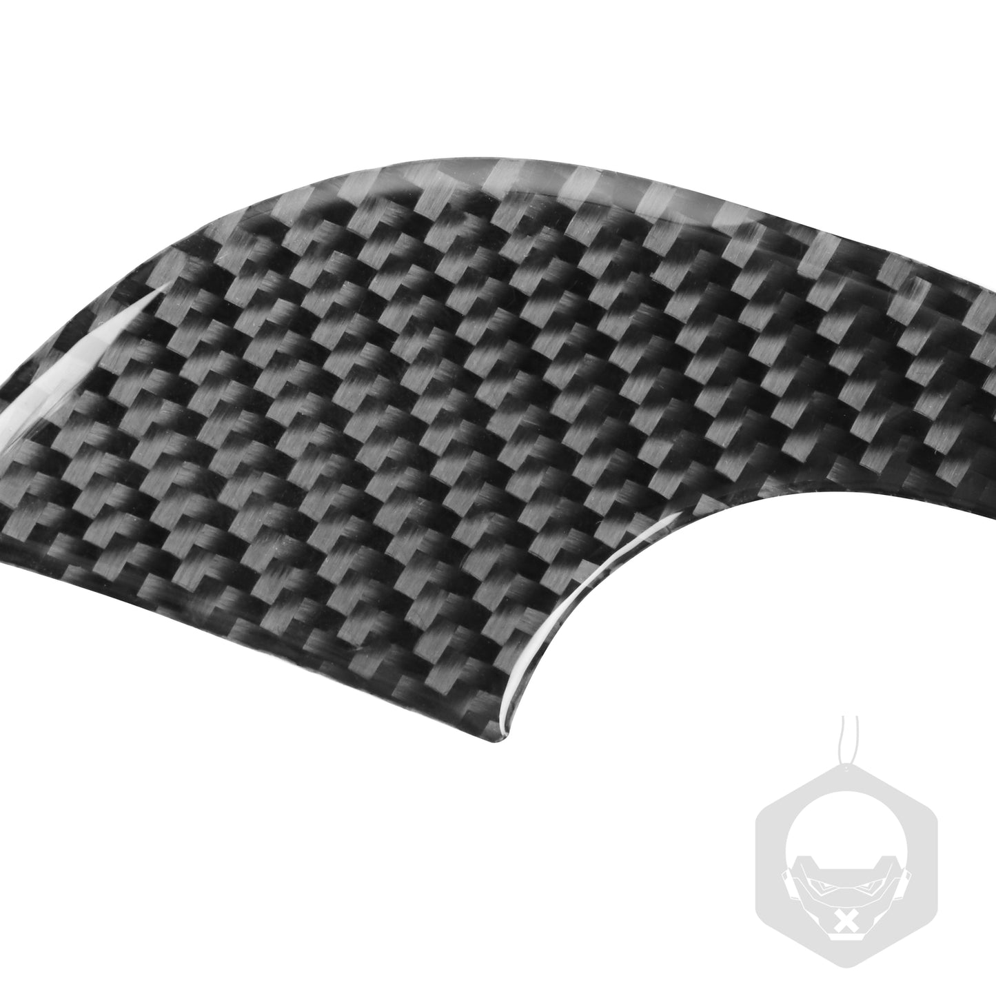 3Pcs Carbon Fiber Copilot Dashboard Panel Cover Trim for Dodge Charger 2015-2020