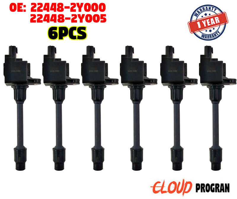 6x Ignition Coil Left Right for Nissan Maxima Qx Cefiro A33 2.0 3.0 for Infiniti I30