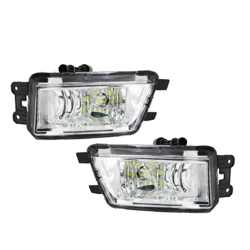 Set Front Fog Lamp Light+Grille Cover+Trim for Passat B8 2016 2017 2018 2019