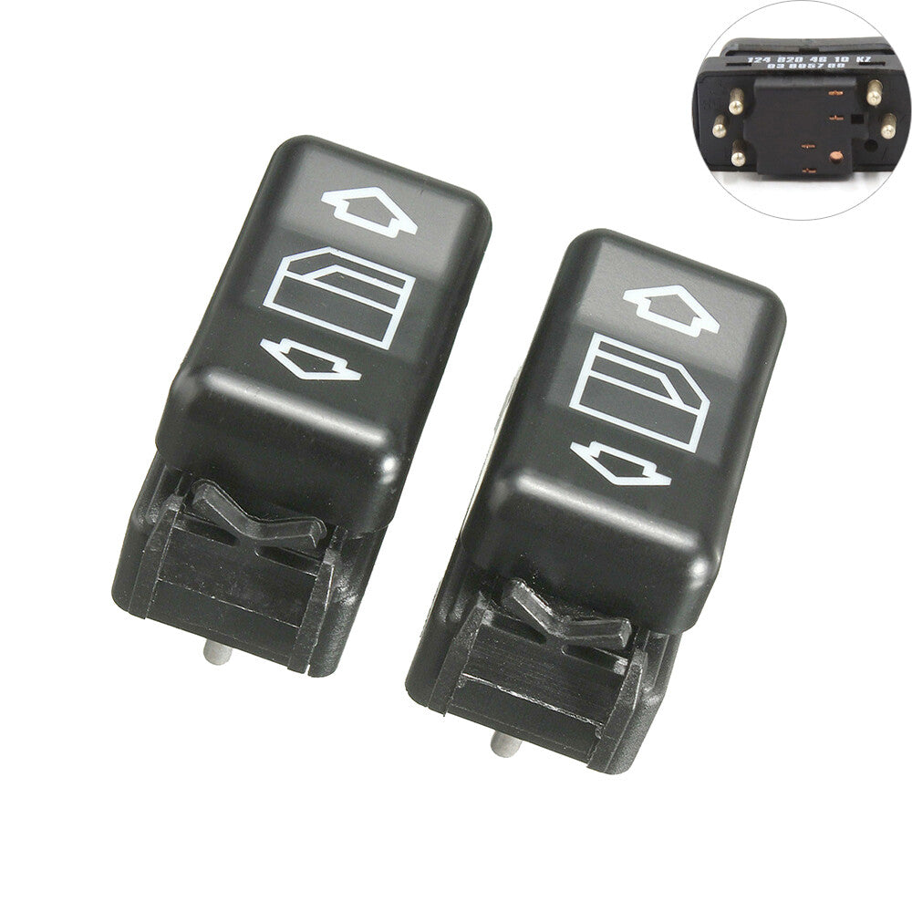 2x Fit for Mercedes W124 W126 W201 Left Right Electric Power Control Window Switch