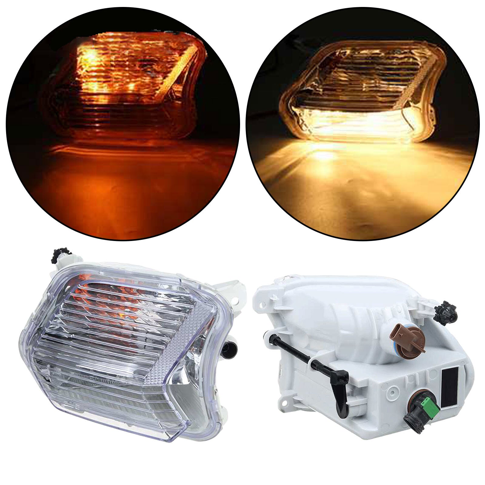 for Ford Escape Kuga 17-19 Right Front Fog Lights Turn Signal Lamp with Bulb AT