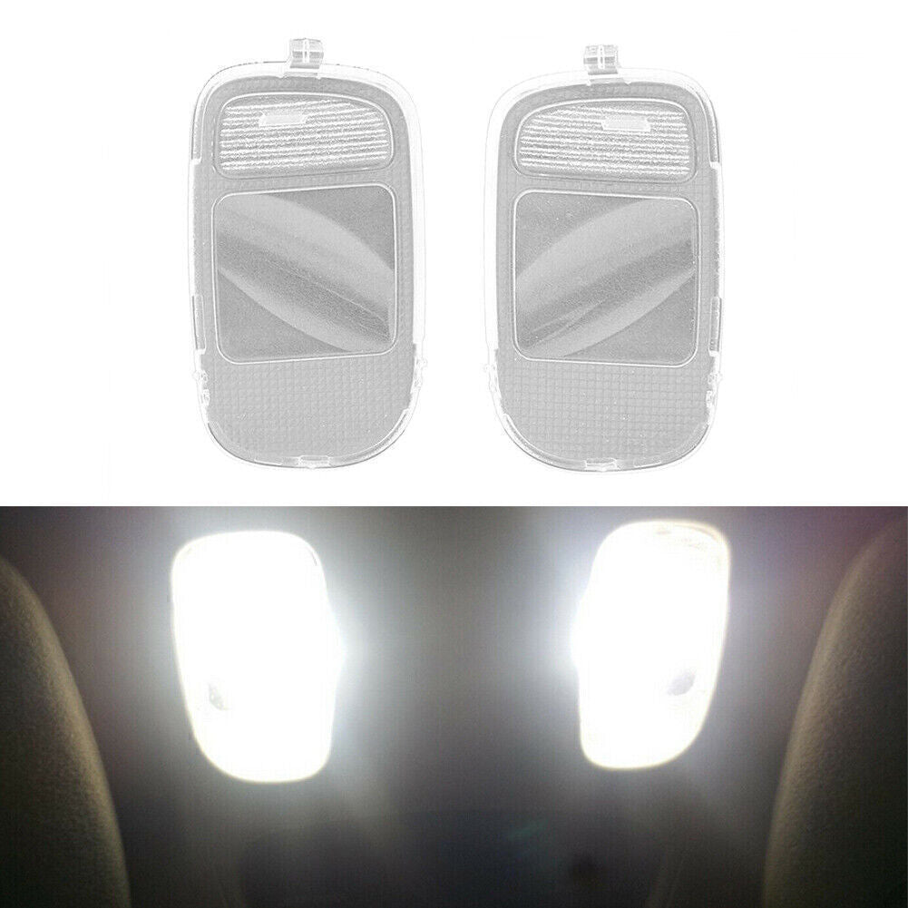 Overhead Console Dome Map Light Lamp Lens LH  RH Set for 2002-2010 for Dodge for Ram