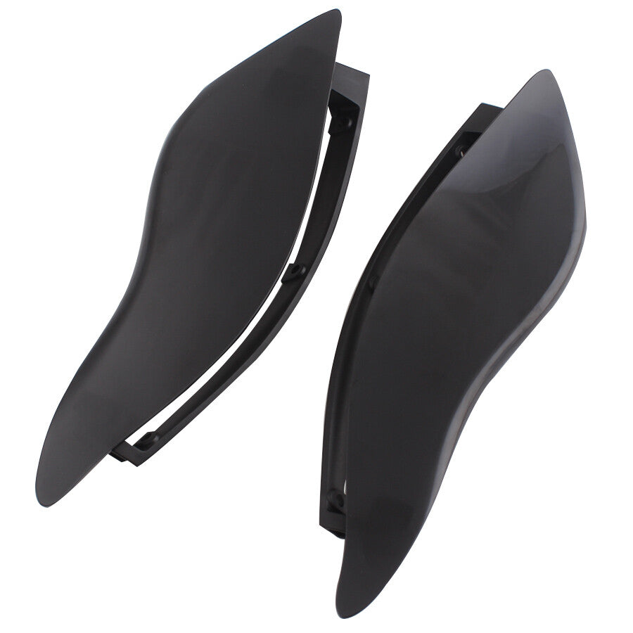 Side Wing Windshield Air Deflector for Harley Touring Electra Street Glide 14-23