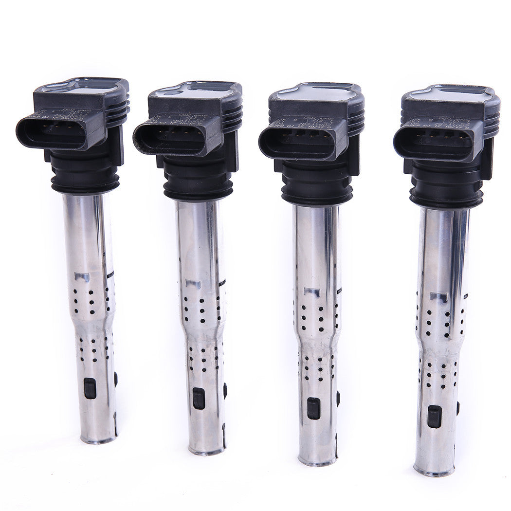 4Pcs Ignition Coil Set for VW for Golf for Passat Beetle for AUDI for A4 Q3 Q5 for SEAT 07K905715F