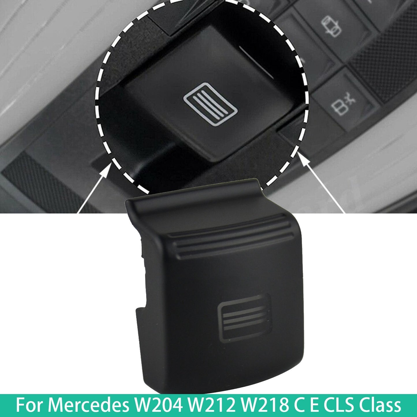 Sunroof switch replacement button suitable for Mercedes W204 W212 W218 CE CLS class